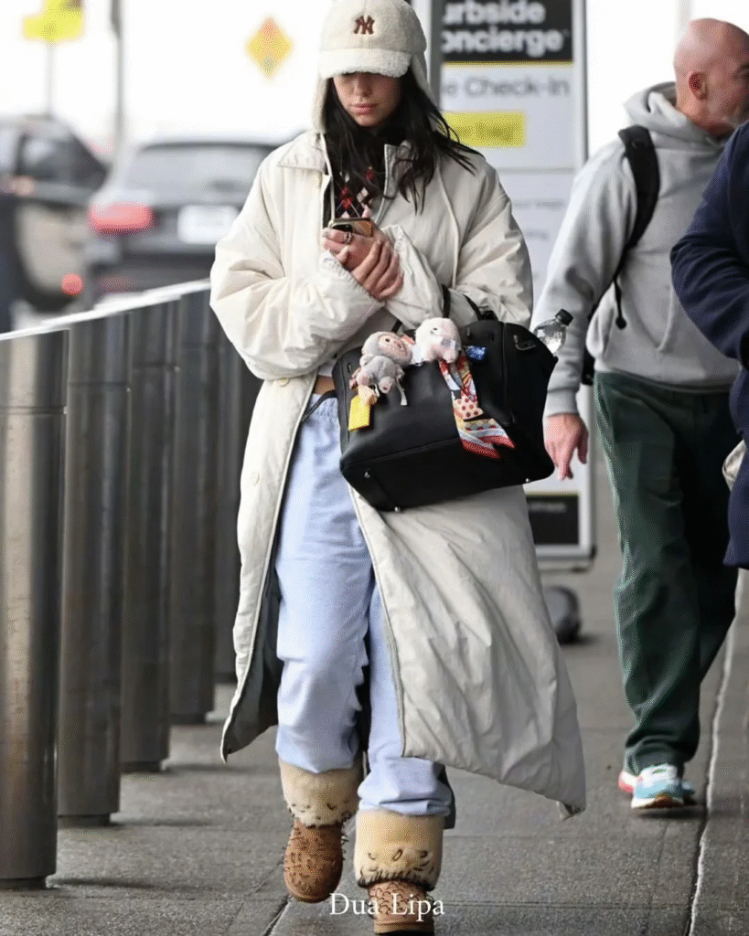 Dua Lipa bag Labubu 