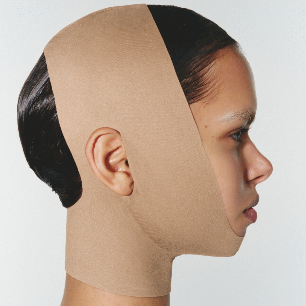 Kim Kardashian chin wrap