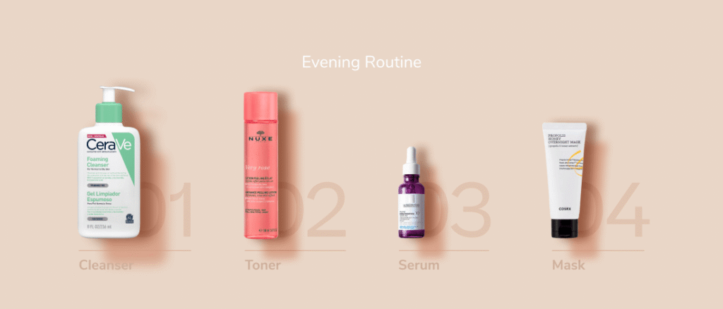 Evening Routine Dark Spots-Hyperpigmentation Uneven Texture